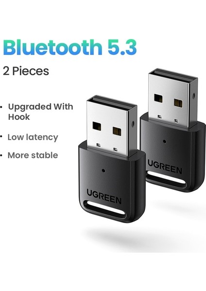 Bluetooth 5.3 Ugreen USB Bluetooth 5.3 5.0 Adaptör Alıcı Verici Edr Dongle Pc Için Kablosuz Aktarım Bluetooth Kulaklık Hoparlörler Fare (Yurt Dışından)