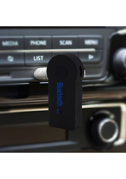 Ses Alıcısı 3.5mm Bluetooth Sürüm 4.1 Kablosuz Araç Adaptörü Aux Araç Ses Alıcısı Adaptörü Gürültü Engelleme Teknolojisi Ses Alıcısı (Yurt Dışından)