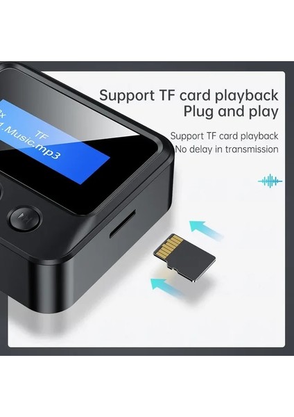 Bluetooth V5.0 2023NEW Bluetooth 5.0 Verici Alıcı Edr Kablosuz Adaptör USB Dongle 3.5mm Aux Rca Tv Pc Kulaklıklar Için Ev Stereo Araba Hı (Yurt Dışından)