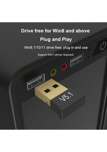 3 Adet Bluetooth Uyumlu Adaptör DC5V Bluetooth Uyumlu Verici Ses Alıcı Verici Dizüstü Bilgisayar Için Masaüstü Bilgisayar (Yurt Dışından)