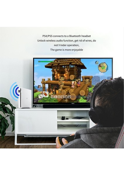 Bluetooth 5.2 Vaorlo USB Bluetooth Kablosuz Av Alıcısı-Vericisi Stereo Çift Akışlı Çok Noktalı Düşük Gecikmeli Kablosuz Adaptör Tv Pc Için Xbox Ps4 Ps5 Anahtarı (Yurt Dışından) fırsatları