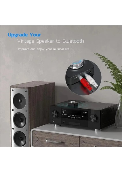 Siyah Bluetooth Ses Alıcısı 3D Stereo Surround Ses Mic ile 3.5mm Aux Rca Yüksek Çözünürlüklü Müzik Kablosuz Adaptör Xiaomi Mi 11 Pro 12 (Yurt Dışından) fırsatları