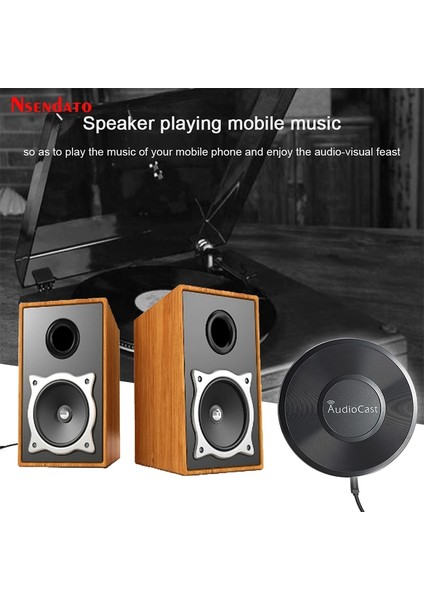 Kutu ile Fiş Yok Audiocast M5 Dlna Airplay Adaptörü Için Kablosuz Wifi Müzik Ses Flama Alıcı Spotify Oda Akışları Için Ses Müzik Hoparlörü (Yurt Dışından) modelleri