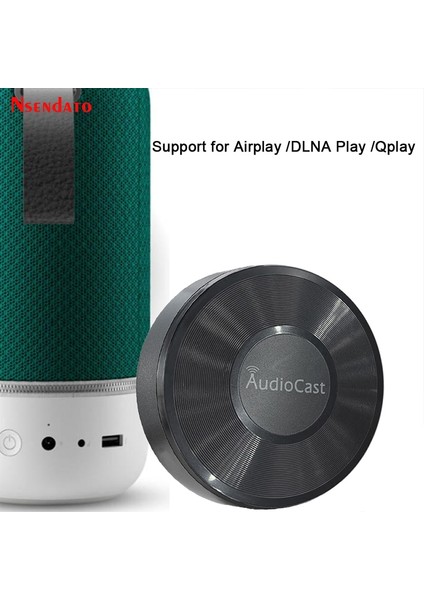 Kutu ile Fiş Yok Audiocast M5 Dlna Airplay Adaptörü Için Kablosuz Wifi Müzik Ses Flama Alıcı Spotify Oda Akışları Için Ses Müzik Hoparlörü (Yurt Dışından) fırsatları