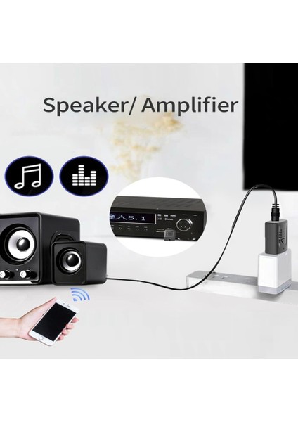 Siyah USB Bluetooth 5.0 Ses Alıcı Verici 4 In 1 Mini Stereo Bluetooth Aux Rca USB 3.5mm Jack Pc Tv Araba Kablosuz Adaptör (Yurt Dışından) fırsatları