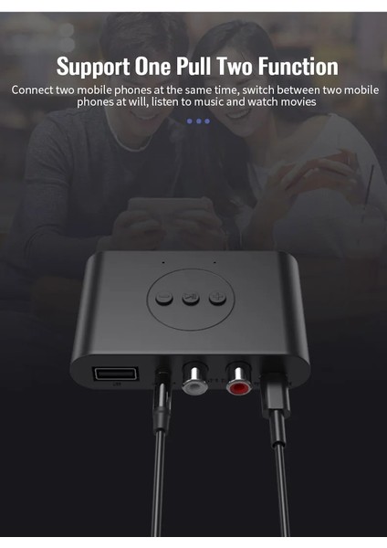 Hıçbır Rca Bluetooth 5.0 Alıcı U Disk Rca 3.5mm Aux Jack Stereo Kablosuz Adaptör Hoparlör Amplifikatör Araba Kablosuz Av Alıcısı-Vericisi (Yurt Dışından) modelleri