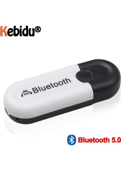 Gümüş Kablosuz Bluetooth 5.0 USB Adaptörü Bluetooth Alıcısı 3.5mmaux Ses Adaptörü Kulaklık Hoparlör Araç Kiti Stereo Müzik Alıcısı (Yurt Dışından) fiyatları