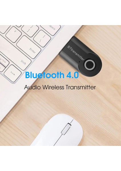 Bluetooth V4.0 Kebidu Bluetooth Verici 3.5 mm Jack Ses Adaptörü Pc Tv Kulaklıklar Için Kablosuz Bluetooth Stereo Kablosuz Av Alıcısı-Vericisi Adaptörü (Yurt Dışından) fırsatları