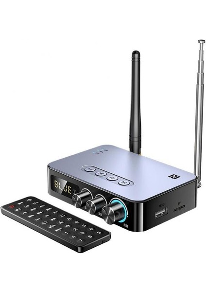 Bluetooth V5.1 M9 Pro'nun En Yeni Sürümü Bluetooth 5.1 Alıcı Verici Fm Radyo K-Sing 4 In1 Adaptör Nfc Fonksiyonu Android ile Uyumlu (Yurt Dışından)