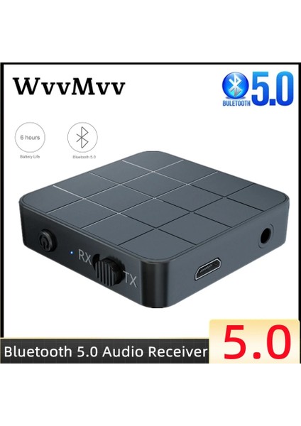 Siyah Bluetooth 5.0 Ses Alıcı Verici 3.5 mm Aux Rca Jack Stereo Müzik Araba Tv Pc Hoparlörler Için Bluetooth Kablosuz Ses Adaptörü (Yurt Dışından) fiyatları