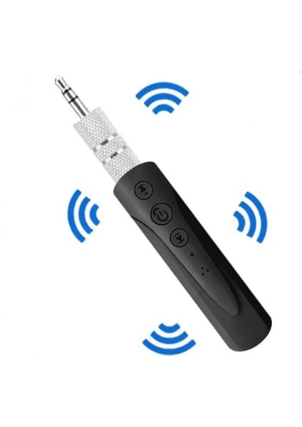 Beyaz Yaka Klip 3.5mm Kablosuz Bluetooth Stereo Ses Alıcısı Adaptörü Ev Araba Hoparlör Aksesuarları Için (Yurt Dışından)