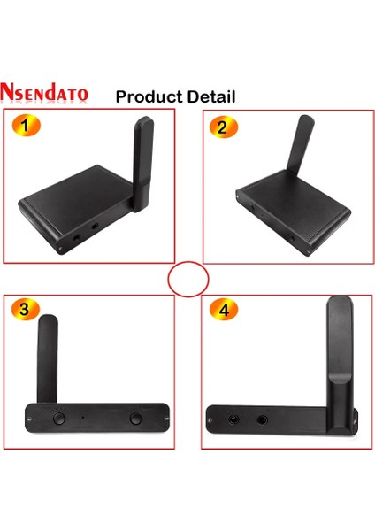Sadece Alıcı 200 M 2.4 Ghz Hifi Dijital Kablosuz Ses Adaptörü Müzik Ses Kablosuz Wifi Verici Alıcı 3.5mm Ses Kablosu ile iPad Için (Yurt Dışından) modelleri
