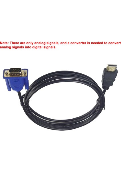 1 M 1/1.8/3/5 M HDMI Uyumlu Kablo HDMI Uyumlu VGA Hd ile Ses Adaptör Kablosu HDMI Uyumlu VGA Kablosu Dropshipping (Yurt Dışından)