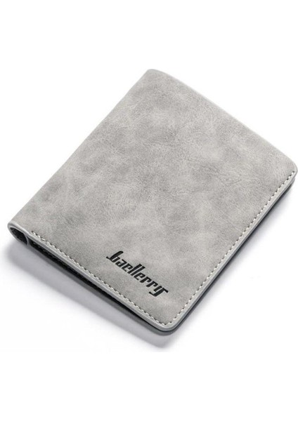 Erkekler Retro Pu Cüzdan Iki Katlanır Çanta Kredi Kartı Tutucu Düz Renk Kısa Cüzdan Çanta ve Cüzdan ZK30 (Yurt Dışından)