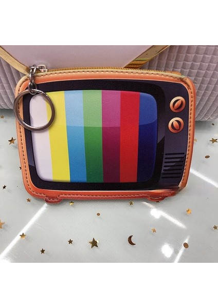 Yaratıcı Deri Çantalar Küçük Rahat Kawaii Pu Para Cüzdan Bayan Moda Otobüs Kamera Desen Karikatür Kart Tutucu Dolar Para Çantası (Yurt Dışından) fırsatları