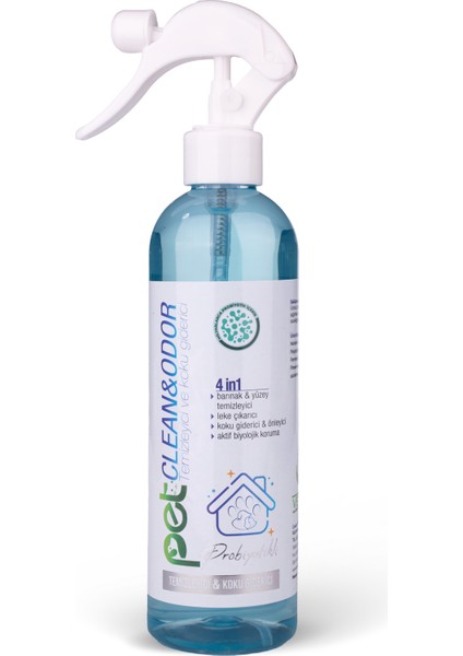 Pet Clean&odor Probiyotikli Pet Temizleyici ve Koku Giderici 400ML