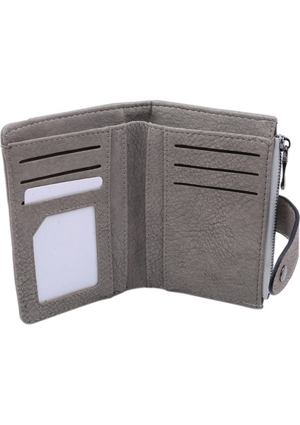 Kadın Cüzdan Basit Retro Perçinler Küçük Cüzdan Bozuk Para Cüzdanı Kart Sahipleri Çanta Kızlar Için Çanta Küçük Cüzdan Bayanlar Bolsa Feminina (Yurt Dışından)