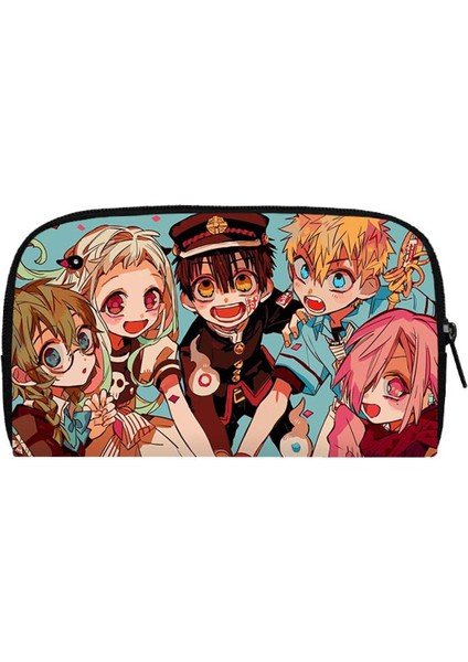 Japon Animesi Jibaku Shounen Hanako-Kun Bozuk Para Cüzdanı Karikatür Tuvalet Bağlı Hanako Kun Cüzdan Rahat Uzun Para Para Çantası Hediye (Yurt Dışından)