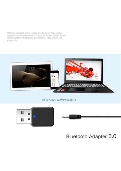 Bluetooth V5.1 Bluetooth 5.1 Ses Alıcısı Aux USB Çift Çıkışlı Dongle Adaptörü Stereo Eller Serbest Çağrı Araba Pc Hoparlör Için Müzik Ses Alıcısı (Yurt Dışından) modelleri