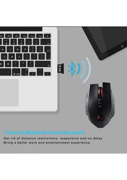 1 Adet 5/3/2/1 Adet Bluetooth V5.0 USB Dongle Adaptörü Bilgisayar Masaüstü Için Wın 10 Bilgisayar Pc Dizüstü Kulaklık Kulaklık Hıfı Ses Adaptörü (Yurt Dışından)
