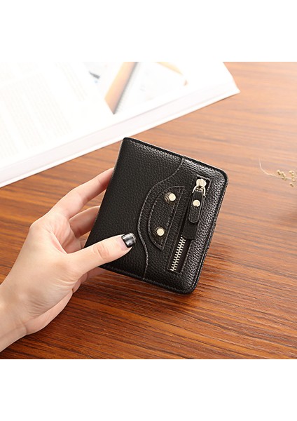 Kısa Cüzdan Kadın Bayanlar Kese Bifold Küçük Moda Gülen Sevimli Pu Deri Kart Çanta Tutucu Nakit Harçlık Cüzdan Kızlar Için (Yurt Dışından)