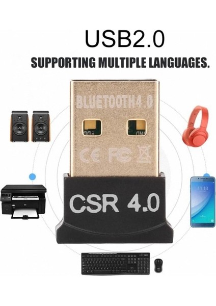 Stil A-Cd'siz Zuıdıd 2 Bluetooth Verici Alıcı Kablosuz Adaptör Her Türlü Masaüstü Bilgisayar Klavye Yazıcılarına Uygun (Yurt Dışından) modelleri