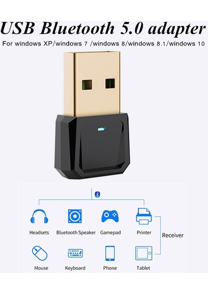 Stil A-Cd'siz Zuıdıd 2 Bluetooth Verici Alıcı Kablosuz Adaptör Her Türlü Masaüstü Bilgisayar Klavye Yazıcılarına Uygun (Yurt Dışından) fırsatları