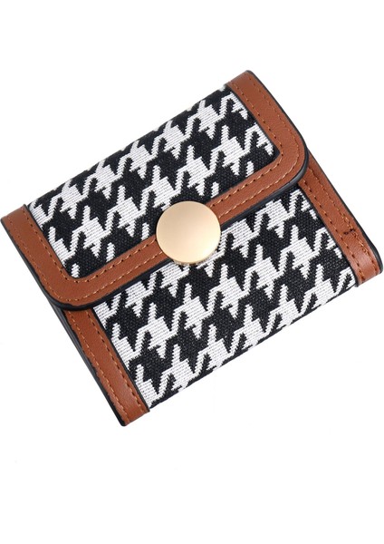 Kore Moda Küçük Cüzdan Kadın Kısa Paragraf Yeni Balıksırtı Çoklu Kart Cüzdan Vahşi Öğrenci Bozuk Para Cüzdanı Kart Paketi Kadın (Yurt Dışından) indirimleri