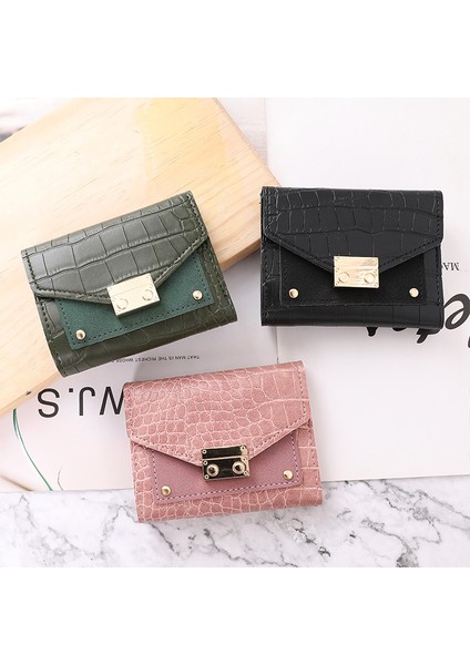 Kısa Cüzdan Kadın 2022 Yeni Trendy Kore Versiyonu Orman Toka Küçük Cüzdan Moda Timsah Desen Bozuk Para Cüzdanı (Yurt Dışından) fiyatları