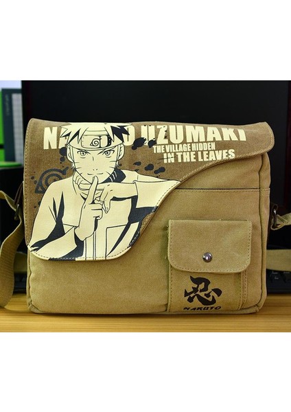 Adet Japonya Anime Şapka Hukuk Tuval Erkek Kız Omuzdan Askili Çanta Crossbody Çanta Okul Çantaları Tuval Tek Omuz Çantaları (Yurt Dışından)