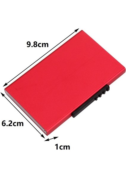 Yeni Stil Kart Kimlik Sahipleri Alüminyum Cüzdan Cep Kimlik Kartı Tutucu Rfid Engelleme Cüzdan Otomatik Açılır Kredi Kartı Kılıfı (Yurt Dışından) modelleri