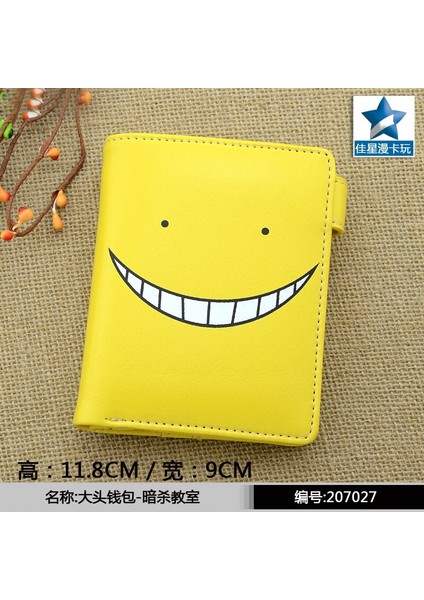 Anime Suikast Sınıfı Cüzdanı Korosensei Anime Bozuk Para Cüzdanı (Yurt Dışından)