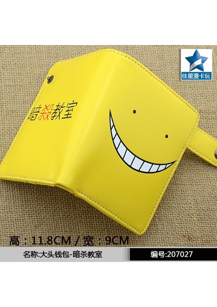 Anime Suikast Sınıfı Cüzdanı Korosensei Anime Bozuk Para Cüzdanı (Yurt Dışından)