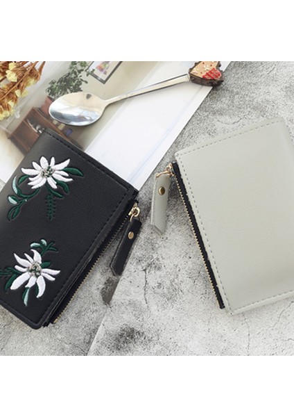 Oımg Baskı Kısa Cüzdan Kadın Fermuar Mini Bozuk Para Cüzdanı Kadın Kart Sahibinin (Yurt Dışından) indirimleri