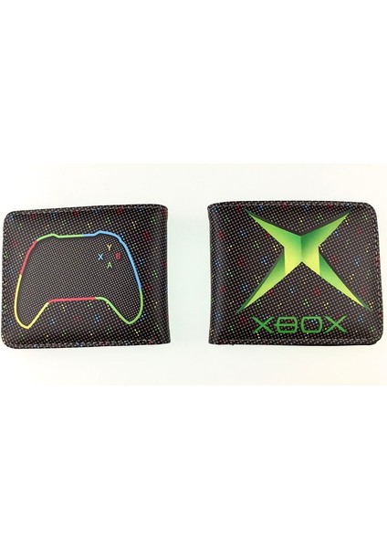 Sıcak Oyun Xbox Cüzdan Ikiye Katlanmış Erkek Kısa Çanta Kimlik Kredi Kartı Tutucu (Yurt Dışından) indirimleri