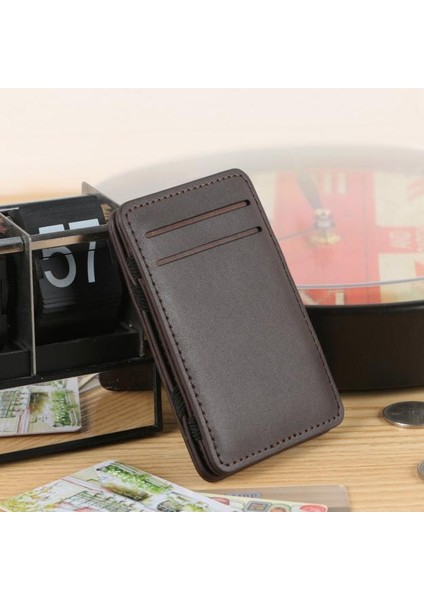 Mini Nötr Magic Bifold Deri Cüzdan Kart Cüzdan Çanta Klipsi (Yurt Dışından) fiyatları