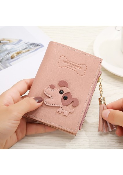 Kadın Püskül Cüzdan Bayan Kız Sevimli Mini Cüzdan Zarif Kart Tutucu Bozuk Para Cüzdanı Pu Deri Debriyaj Çanta Moda Güzel Para Çantası (Yurt Dışından) fiyatları