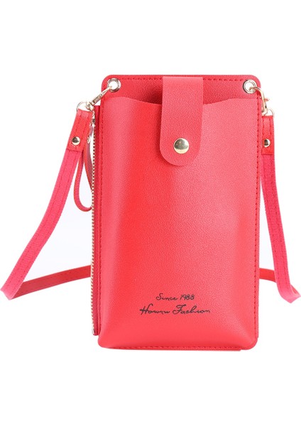 Çok Yuvalı Kadın Cüzdan Yumuşak Pu Deri Crossbody Çanta Cep Telefonu Kılıfı Çanta Kadın Kredi Kartı Tutucu Toka Seyahat Çantalar (Yurt Dışından)