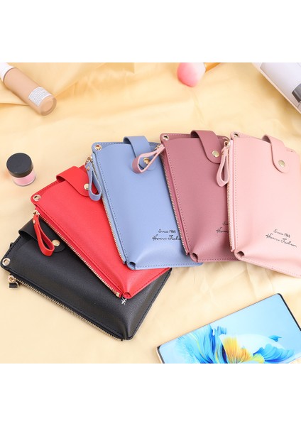 Çok Yuvalı Kadın Cüzdan Yumuşak Pu Deri Crossbody Çanta Cep Telefonu Kılıfı Çanta Kadın Kredi Kartı Tutucu Toka Seyahat Çantalar (Yurt Dışından) fırsatları