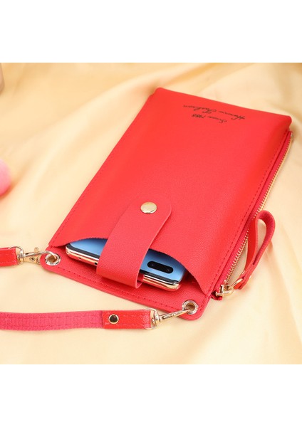 Çok Yuvalı Kadın Cüzdan Yumuşak Pu Deri Crossbody Çanta Cep Telefonu Kılıfı Çanta Kadın Kredi Kartı Tutucu Toka Seyahat Çantalar (Yurt Dışından) indirimleri