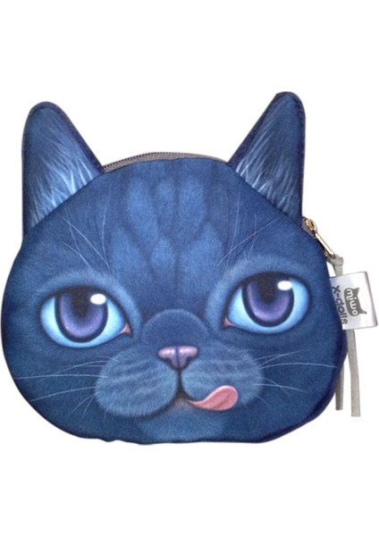 Kedi Köpek Pet Yüz Kadın Para Cüzdan Çanta Mini Çanta Çocuklar Bozuk Para Cüzdanı Kese Kadın Cüzdan Para Çanta (Yurt Dışından)