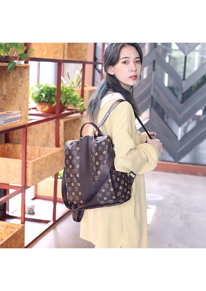 Çıkarılabilir Omuz Askılı Çiçekli Sırt Çantası 3 Yollu Omuz Çantası Sling (Yurt Dışından) modelleri