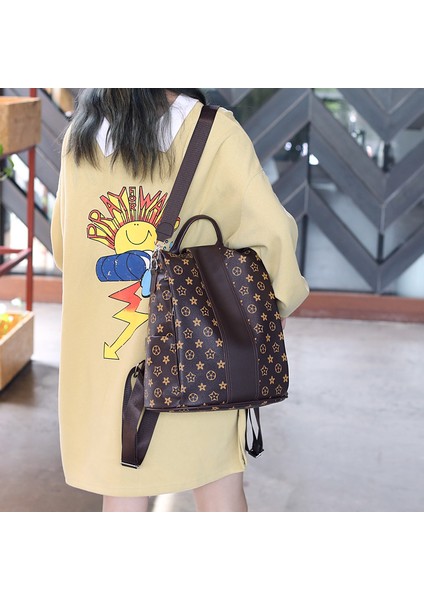 Çıkarılabilir Omuz Askılı Çiçekli Sırt Çantası 3 Yollu Omuz Çantası Sling (Yurt Dışından) fırsatları