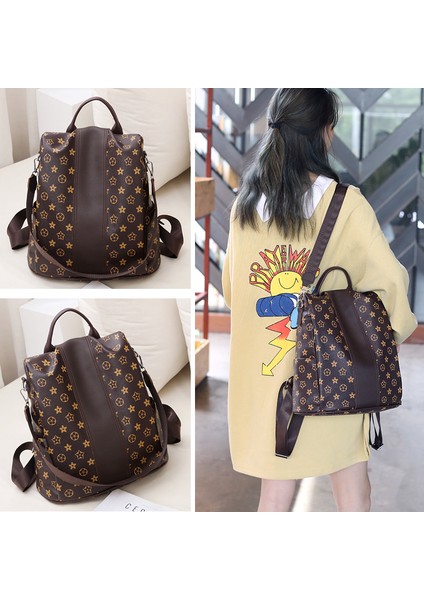 Çıkarılabilir Omuz Askılı Çiçekli Sırt Çantası 3 Yollu Omuz Çantası Sling (Yurt Dışından) indirimleri