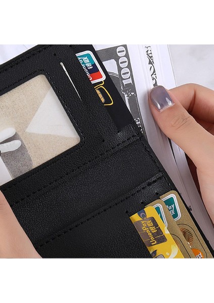 2022 Yeni Küçük Cüzdan Kadın Kısa Saf Renk Basit Timsah Desen Üç Katlı Öğrenci Toka Büyük Kapasiteli Bozuk Para Cüzdanı Kadın (Yurt Dışından) fırsatları