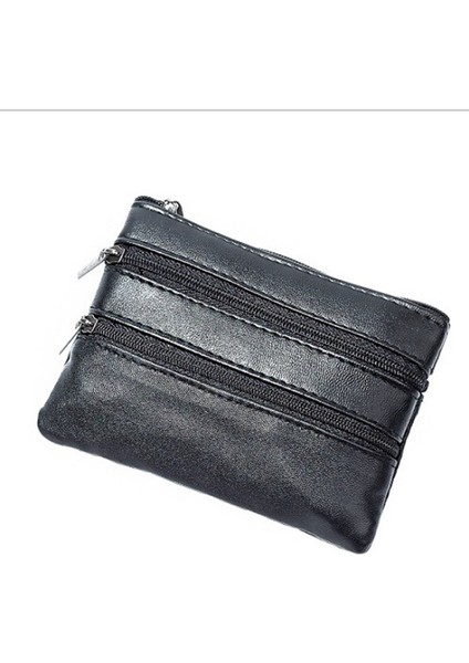 Moda Bozuk Para Cüzdanı Erkek Küçük Çanta Cüzdan Değişim Çantalar Fermuarlı Para Çantaları Çocuk Mini Cüzdan Deri Anahtarlık Carteira (Yurt Dışından)