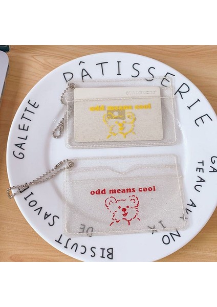 Yeni Moda 2 Bit Şeffaf Su Geçirmez Pvc Kadın Kız Kart Durumda Kartvizitlik Erkekler Kredi Kartı Çantası Kımlık Kartı Mini Cüzdan (Yurt Dışından) fiyatları