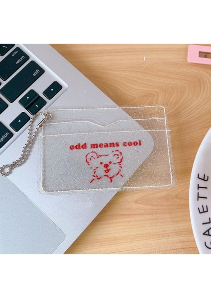 Yeni Moda 2 Bit Şeffaf Su Geçirmez Pvc Kadın Kız Kart Durumda Kartvizitlik Erkekler Kredi Kartı Çantası Kımlık Kartı Mini Cüzdan (Yurt Dışından) fırsatları