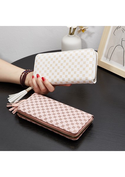 Retro Bayanlar Uzun Cüzdan 2022 Yeni Trend Çanta Büyük Kapasiteli Püskül Niş Tasarım Kart Çantası Bayan Debriyaj (Yurt Dışından) fiyatları