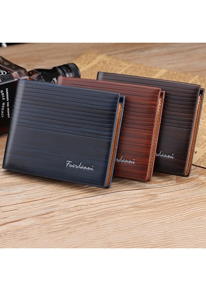 Erkek Cüzdan Vintage Deri Cüzdan Çantalar Para Klip Kredi Kartı Sahipleri Moda Portomonee Carteria Carteira Masculina (Yurt Dışından)